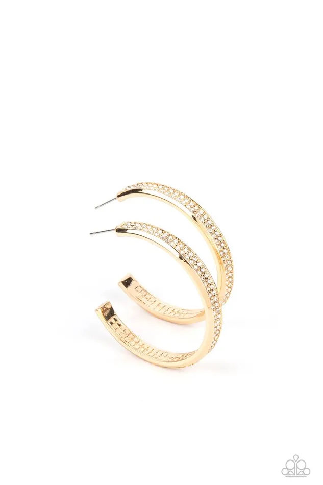 Paparazzi Earring Flash Freeze Gold Paparazzi Jewelry Earrings Paparazzi Earring Flash Freeze Gold Paparazzi Jewelry Earrings