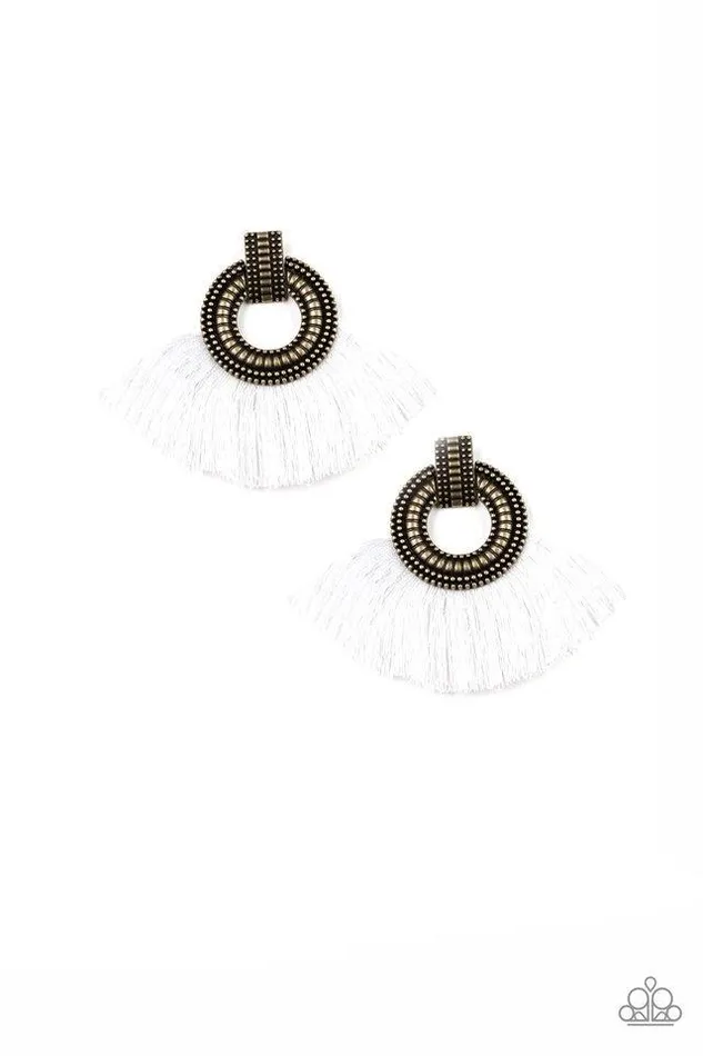 Paparazzi Earring I Am Spartacus Brass Paparazzi Jewelry Earrings Paparazzi Earring I Am Spartacus Brass Paparazzi Jewelry Earrings
