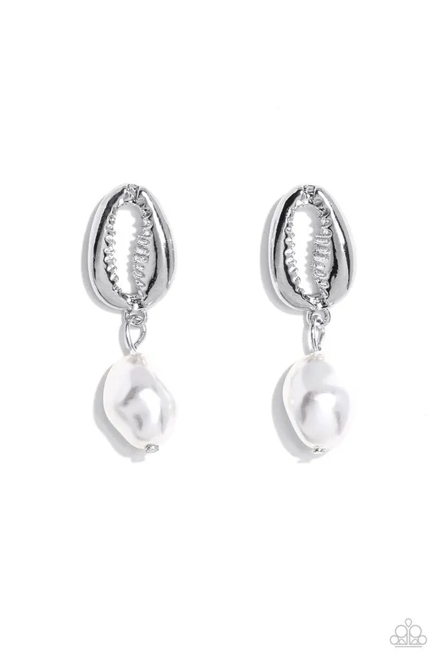 Paparazzi Earring Im HAVANA Party White Paparazzi Jewelry Earrings Paparazzi Earring Im HAVANA Party White Paparazzi Jewelry Earrings