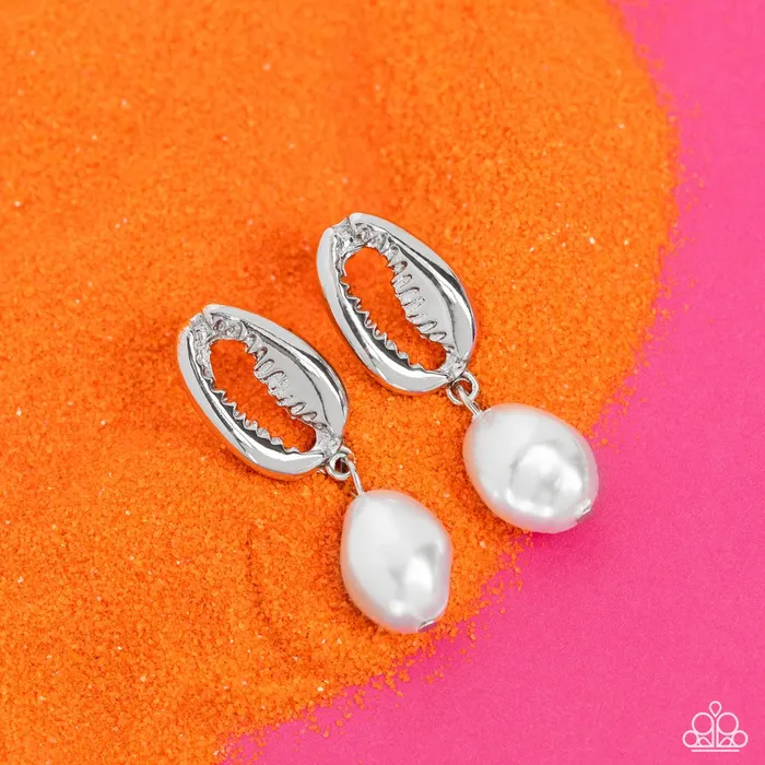 Paparazzi Earring Im HAVANA Party White Paparazzi Jewelry Earrings Paparazzi Earring Im HAVANA Party White Paparazzi Jewelry Earrings