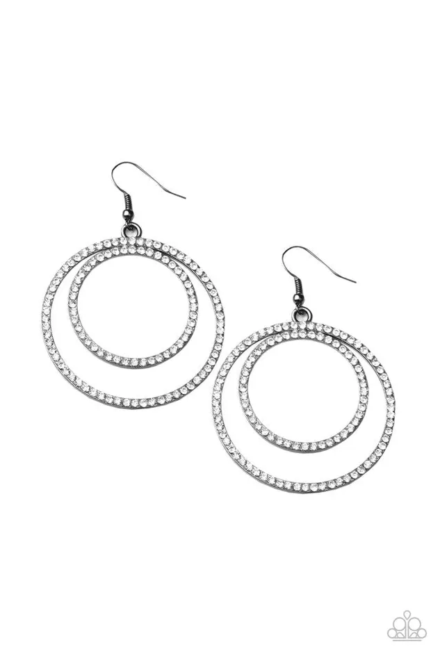 Paparazzi Earring Radiating Refinement Black Paparazzi Jewelry Earrings Paparazzi Earring Radiating Refinement Black Paparazzi Jewelry Earrings