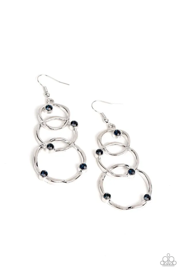Paparazzi Earring Revolving Radiance Blue Paparazzi Jewelry Earrings Paparazzi Earring Revolving Radiance Blue Paparazzi Jewelry Earrings
