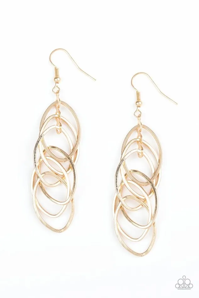Paparazzi Earring Tangle Tango Gold Paparazzi Jewelry Earrings Paparazzi Earring Tangle Tango Gold Paparazzi Jewelry Earrings