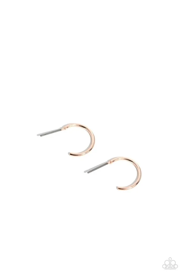 Paparazzi Earring Ultra Upmarket Rose Gold Paparazzi Jewelry Earrings Paparazzi Earring Ultra Upmarket Rose Gold Paparazzi Jewelry Earrings