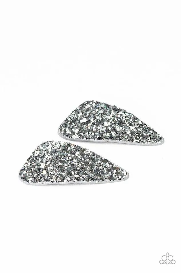 Paparazzi Hair Accessories Squad Shimmer Silver Paparazzi Jewelry Rings