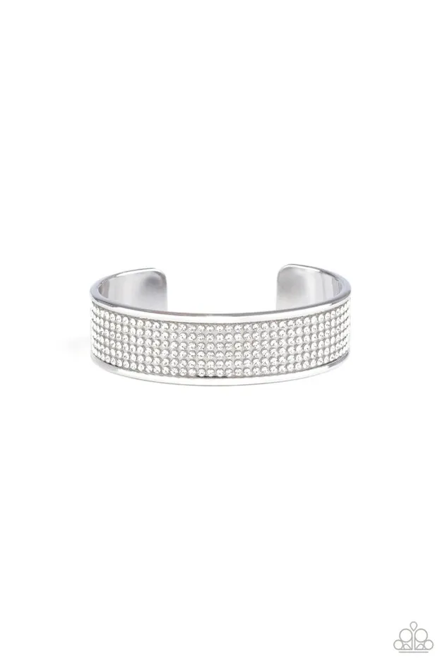 Paparazzi Jewelry Bracelets Paparazzi Bracelet Cant Believe Your ICE White Paparazzi Jewelry Bracelets Paparazzi Bracelet Cant Believe Your ICE White
