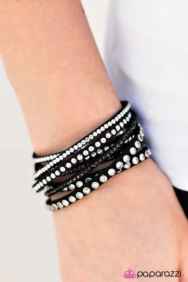 Paparazzi Jewelry Bracelets Paparazzi Bracelet Cant Touch This Black