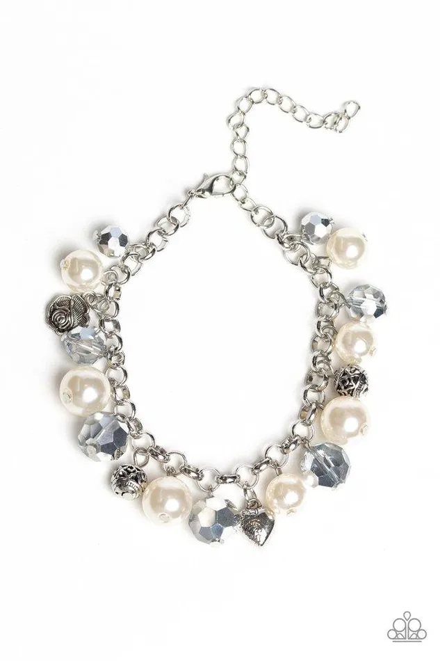 Paparazzi Jewelry Bracelets Paparazzi Bracelet Cupid Couture White