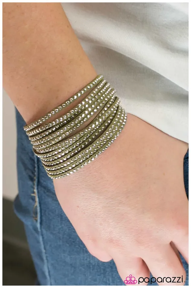 Paparazzi Jewelry Bracelets Paparazzi Bracelet GoGetter Green