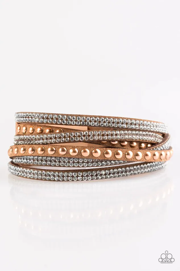 Paparazzi Jewelry Bracelets Paparazzi Bracelet I BOLD You So Copper