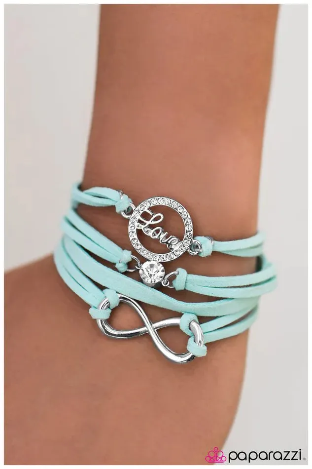 Paparazzi Jewelry Bracelets Paparazzi Bracelet I Will Always Love You Blue