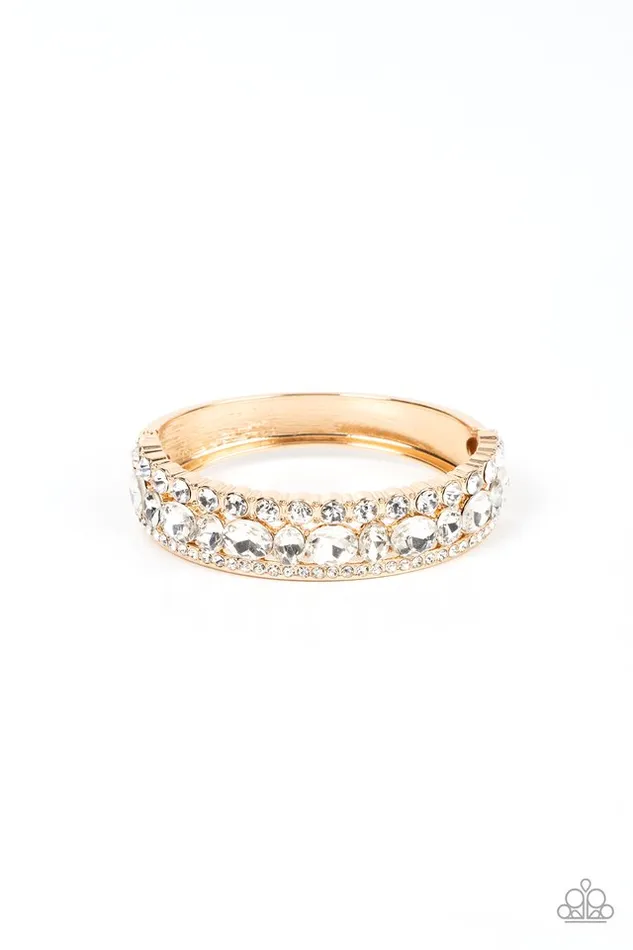 Paparazzi Jewelry Bracelets Paparazzi Bracelet Mega Megawatt Gold