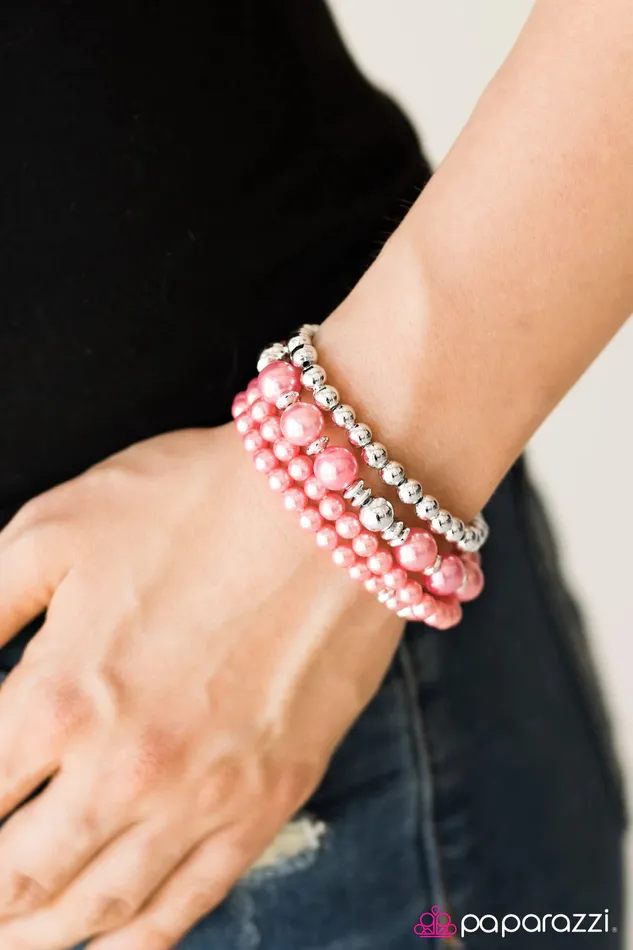Paparazzi Jewelry Bracelets Paparazzi Bracelet Party Like Gatsby Orange