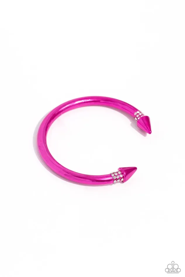 Paparazzi Jewelry Bracelets Paparazzi Bracelet Punky Plot Twist Pink Paparazzi Jewelry Bracelets Paparazzi Bracelet Punky Plot Twist Pink