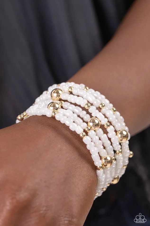 Paparazzi Jewelry Bracelets Paparazzi Bracelet Refined Retrograde Gold