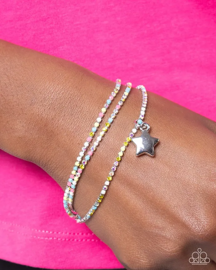 Paparazzi Jewelry Bracelets Paparazzi Bracelet Stellar Savvy Yellow