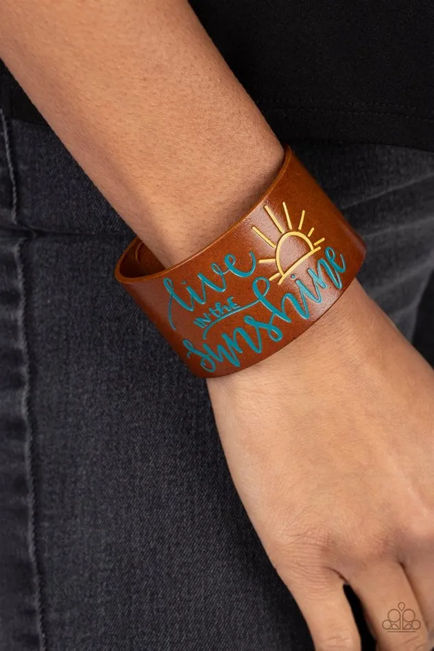 Paparazzi Jewelry Bracelets Paparazzi Bracelet Sunshine Season Blue
