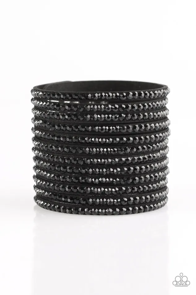 Paparazzi Jewelry Bracelets Paparazzi Bracelet The Boss Is Back 2 Black
