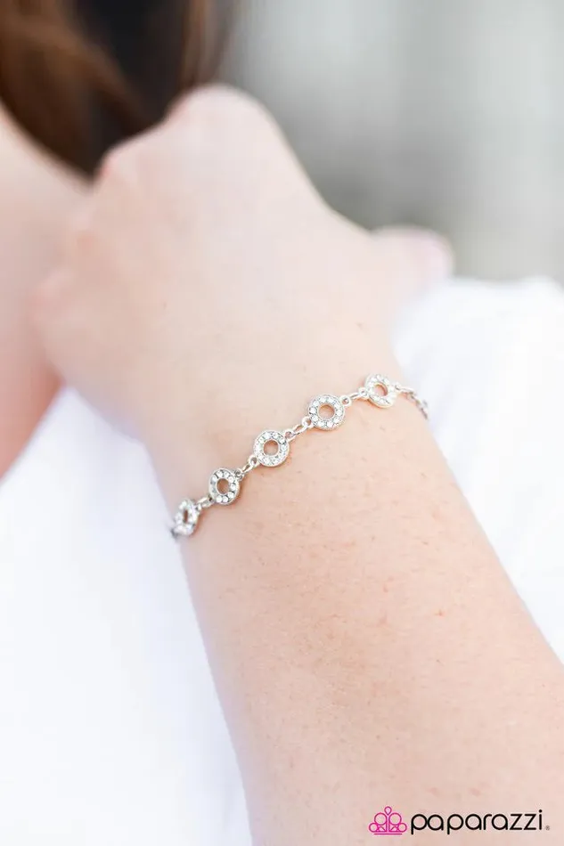 Paparazzi Jewelry Bracelets Paparazzi Bracelet This Time Around White