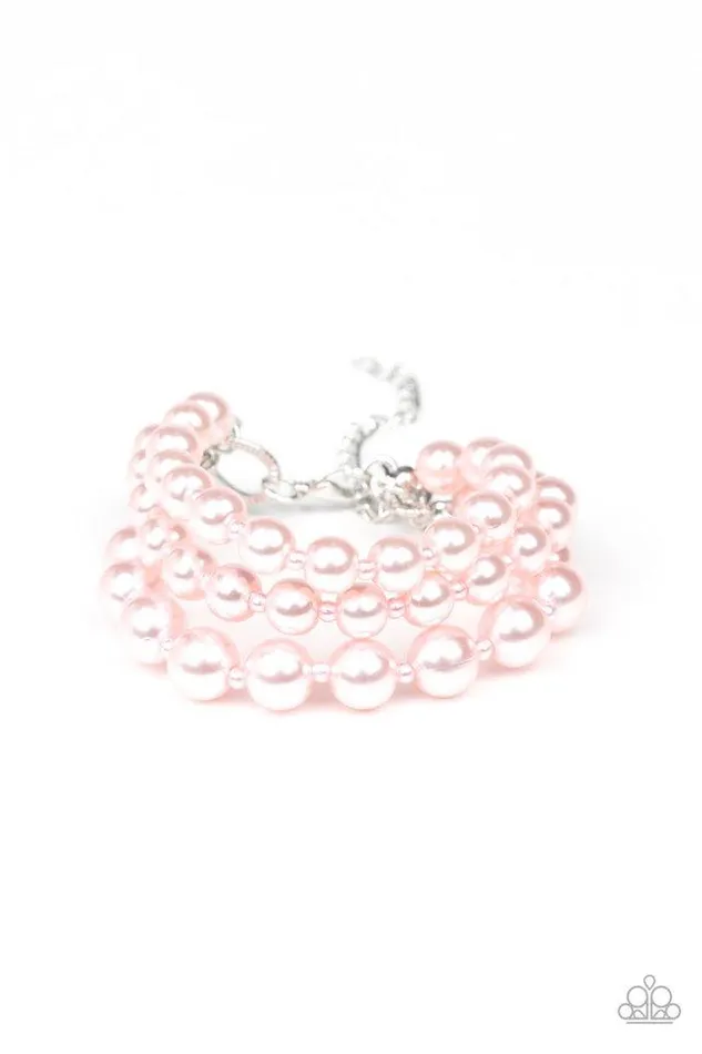 Paparazzi Jewelry Bracelets Paparazzi Bracelet Total PEARLfection Pink