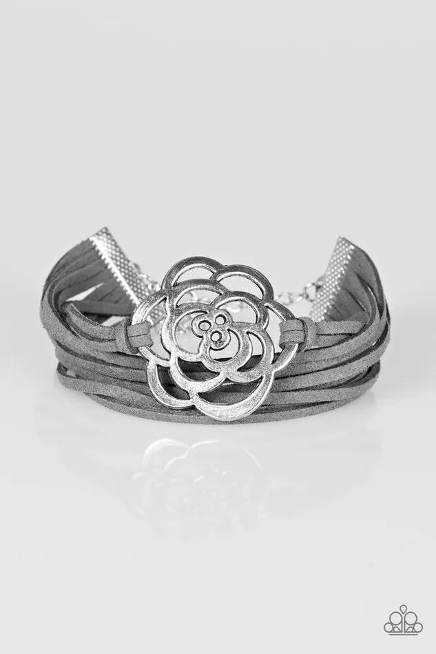 Paparazzi Jewelry Bracelets Paparazzi Bracelet Va Va BLOOM Silver
