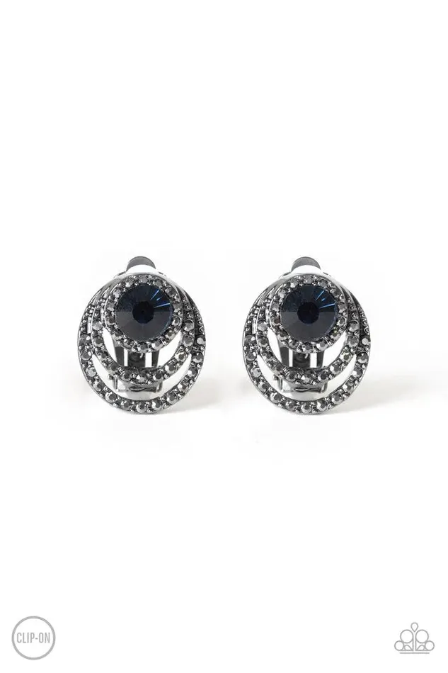 Paparazzi Jewelry Earrings Paparazzi Earring Epic Epicenter Blue