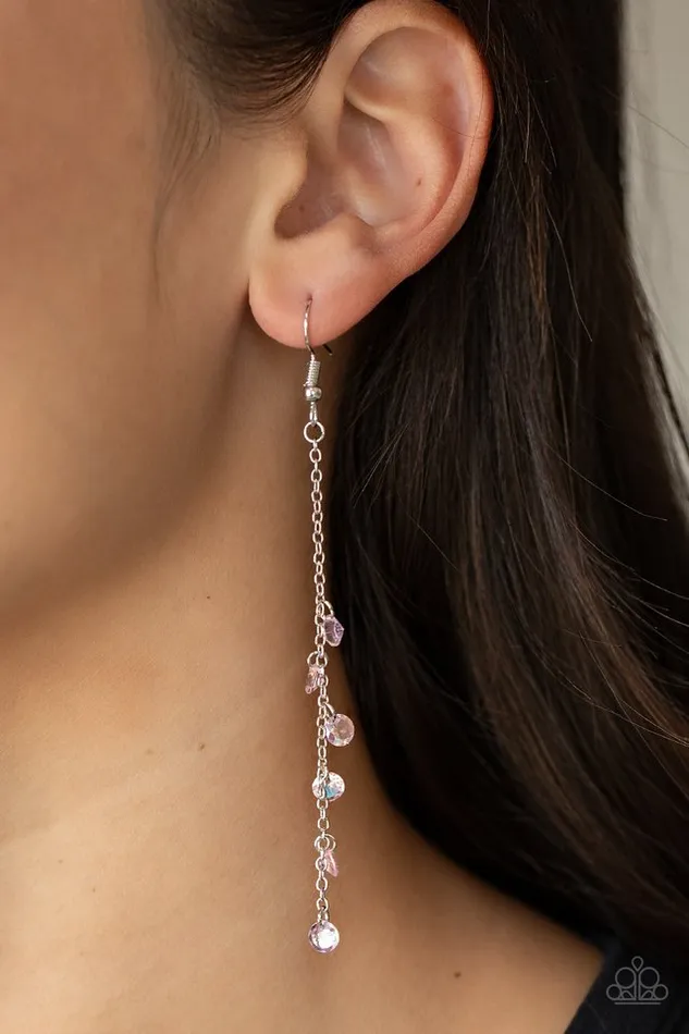 Paparazzi Jewelry Earrings Paparazzi Earring Extended Eloquence Pink
