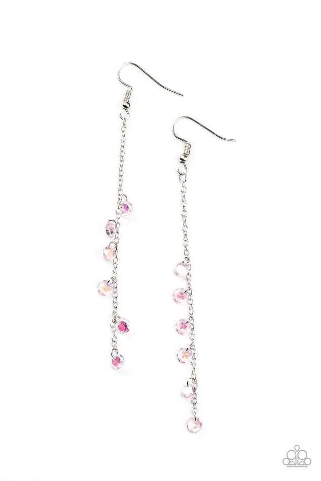 Paparazzi Jewelry Earrings Paparazzi Earring Extended Eloquence Pink Paparazzi Jewelry Earrings Paparazzi Earring Extended Eloquence Pink