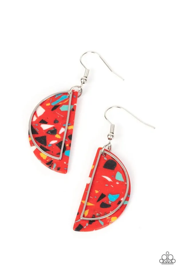 Paparazzi Jewelry Earrings Paparazzi Earring Flashdance Fashionista Red Paparazzi Jewelry Earrings Paparazzi Earring Flashdance Fashionista Red