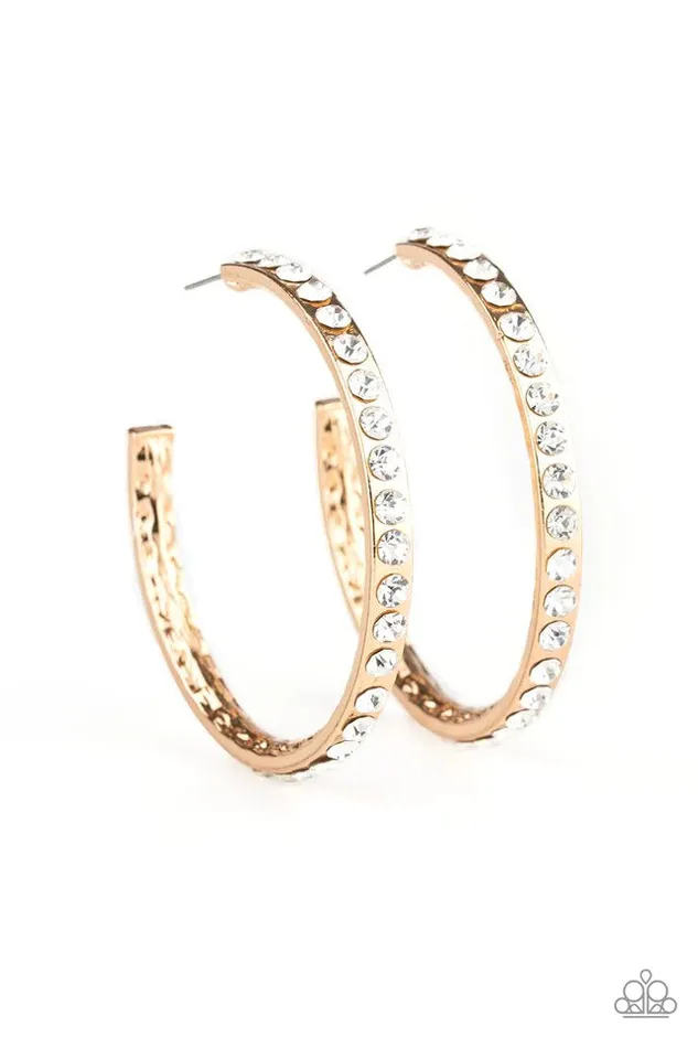 Paparazzi Jewelry Earrings Paparazzi Earring Global Gleam Gold