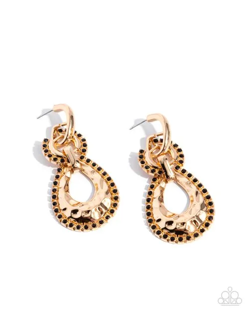 Paparazzi Jewelry Earrings Paparazzi Earring Hammered Highway Black Paparazzi Jewelry Earrings Paparazzi Earring Hammered Highway Black