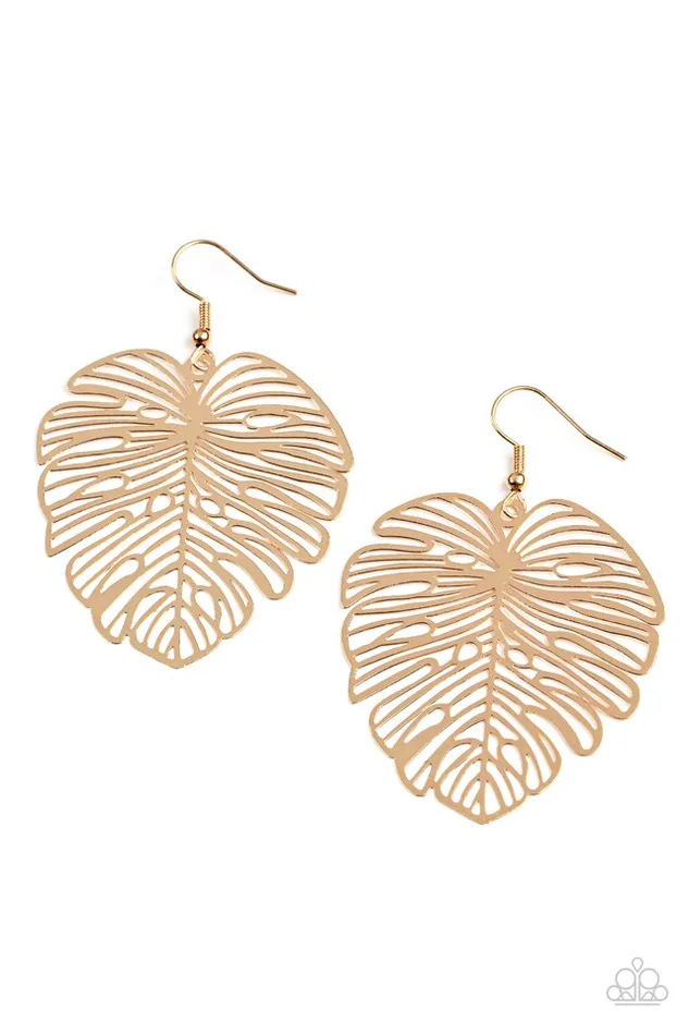 Paparazzi Jewelry Earrings Paparazzi Earring Palm Palmistry Gold Paparazzi Jewelry Earrings Paparazzi Earring Palm Palmistry Gold