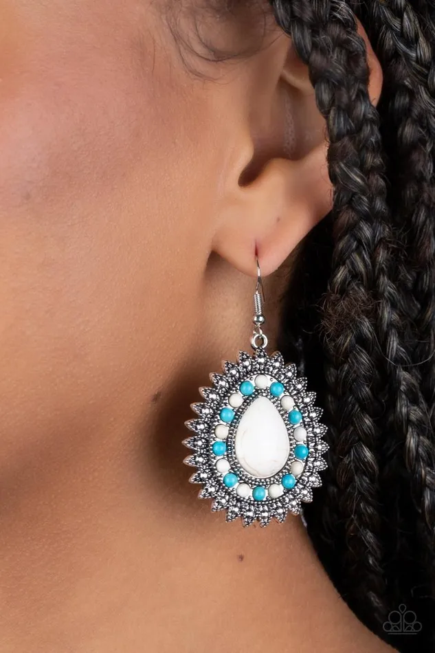 Paparazzi Jewelry Earrings Paparazzi Earring Sagebrush Sabbatical White