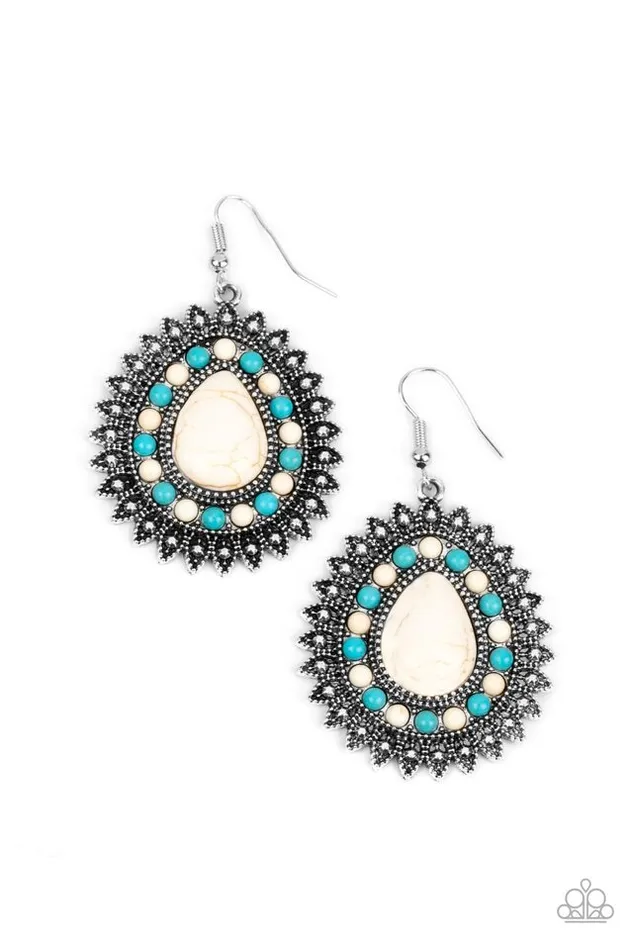 Paparazzi Jewelry Earrings Paparazzi Earring Sagebrush Sabbatical White Paparazzi Jewelry Earrings Paparazzi Earring Sagebrush Sabbatical White