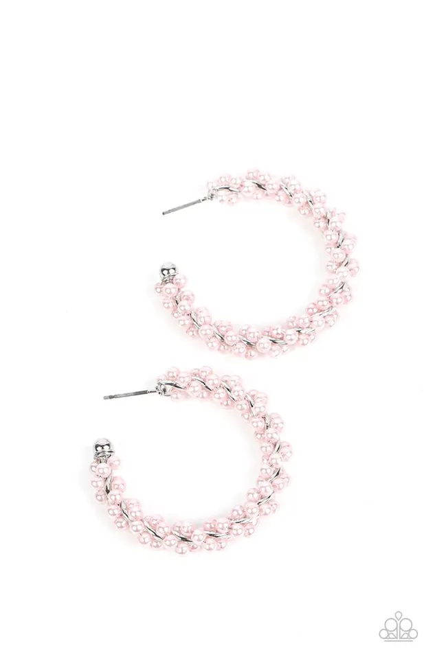 Paparazzi Jewelry Earrings Paparazzi Earring Yacht Royale Pink