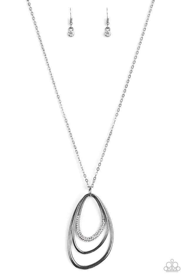Paparazzi Jewelry Necklaces Paparazzi Necklace Already Aglow Black