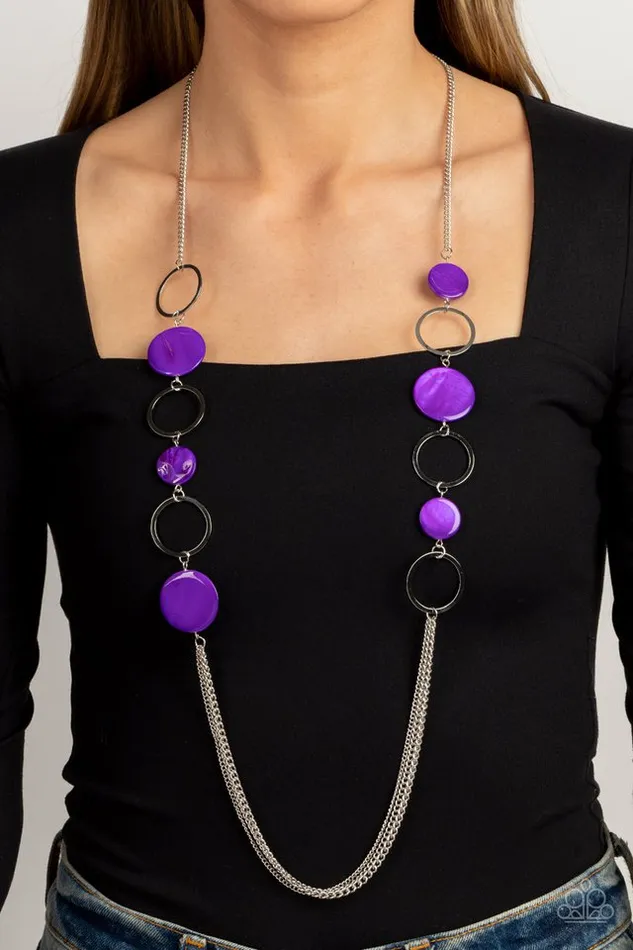 Paparazzi Jewelry Necklaces Paparazzi Necklace Beach Hub Purple