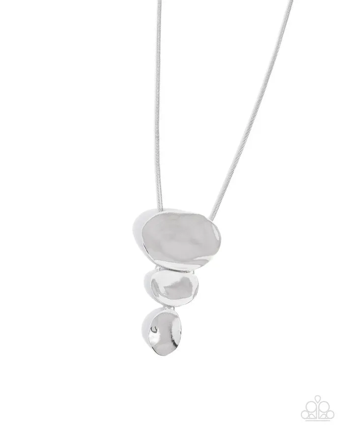 Paparazzi Jewelry Necklaces Paparazzi Necklace Cascading Commercial Silver Paparazzi Jewelry Necklaces Paparazzi Necklace Cascading Commercial Silver