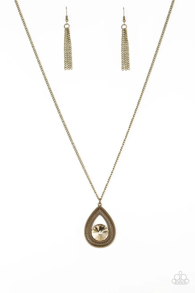 Paparazzi Jewelry Necklaces Paparazzi Necklace Castle Cabaret Brass