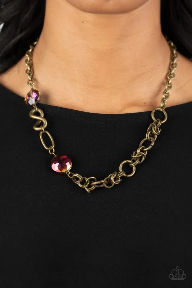 Paparazzi Jewelry Necklaces Paparazzi Necklace Celestially Celtic Brass