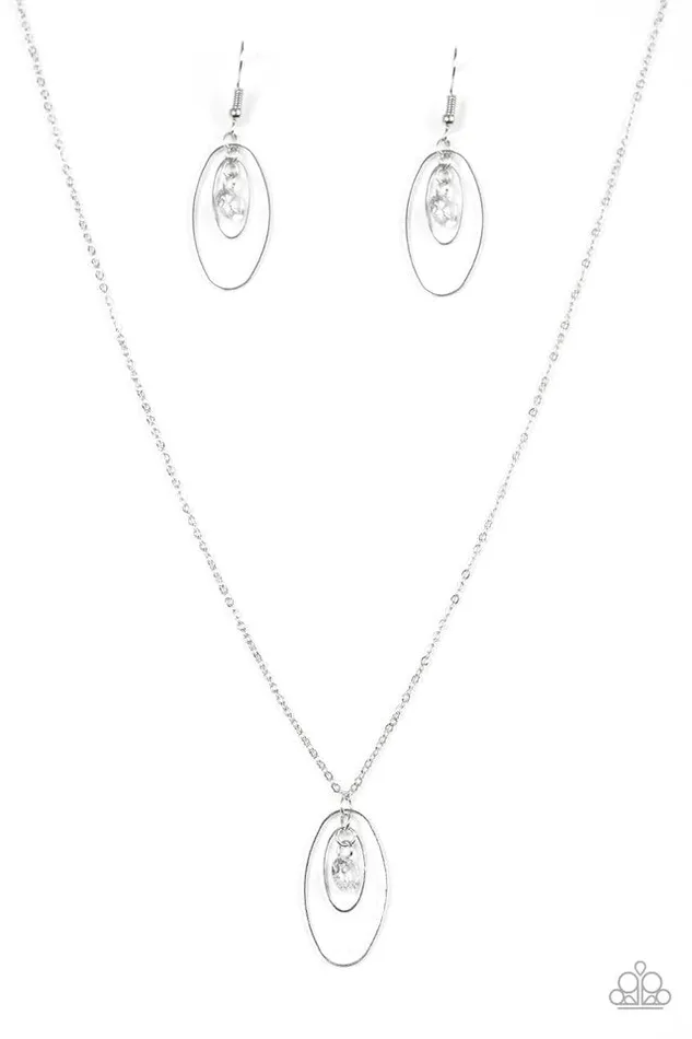 Paparazzi Jewelry Necklaces Paparazzi Necklace City Gem White
