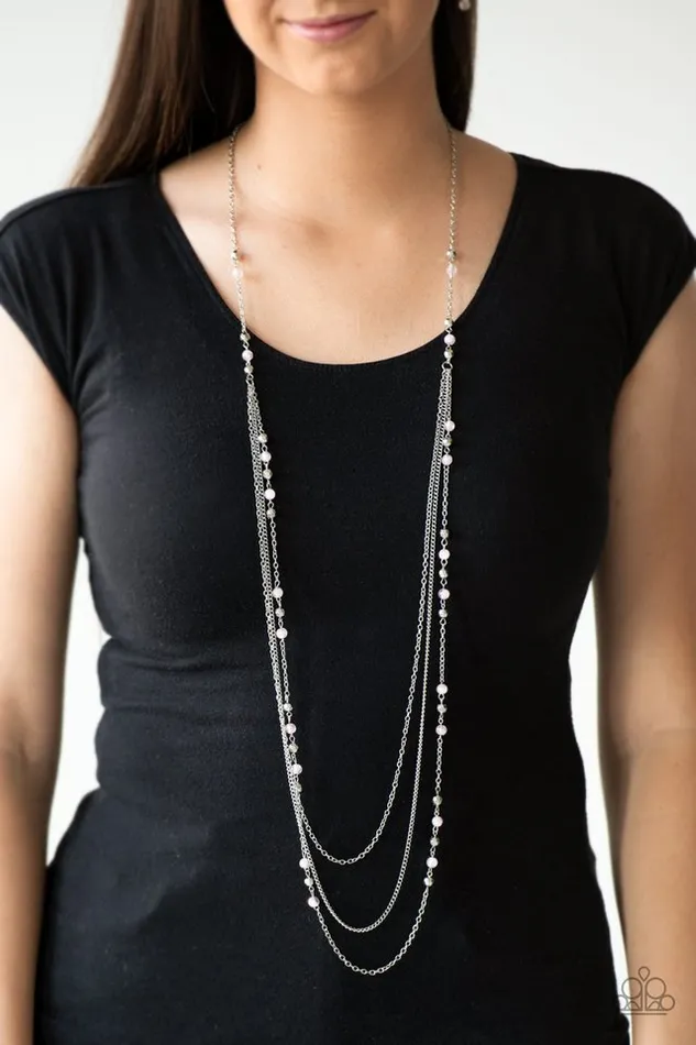 Paparazzi Jewelry Necklaces Paparazzi Necklace Colorful Cadence Pink