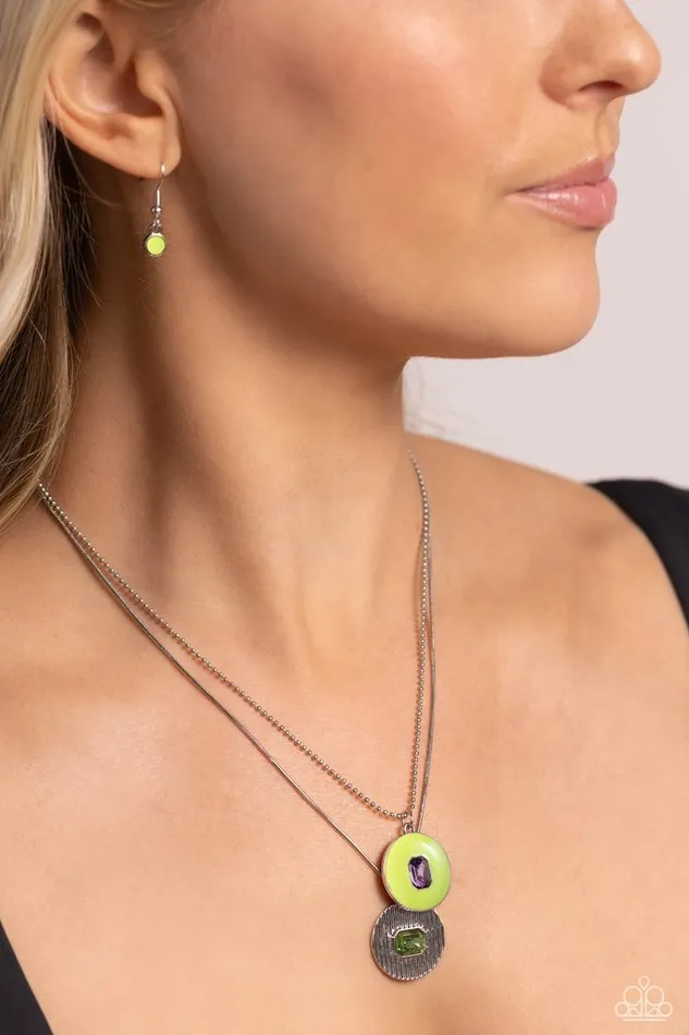 Paparazzi Jewelry Necklaces Paparazzi Necklace Cryptic Couture Green