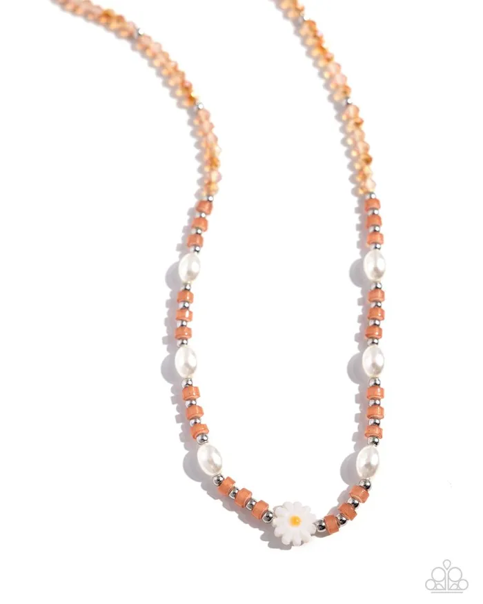 Paparazzi Jewelry Necklaces Paparazzi Necklace Daisy Deal Orange Paparazzi Jewelry Necklaces Paparazzi Necklace Daisy Deal Orange