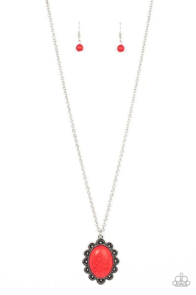 Paparazzi Jewelry Necklaces Paparazzi Necklace Daisy Dotted Deserts Red Paparazzi Jewelry Necklaces Paparazzi Necklace Daisy Dotted Deserts Red