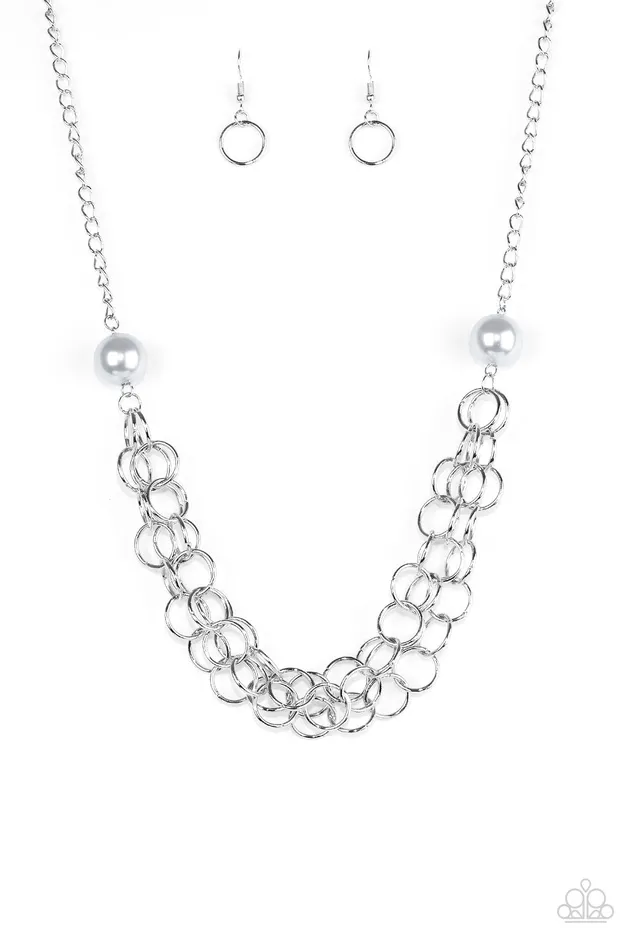 Paparazzi Jewelry Necklaces Paparazzi Necklace Daring Diva Silver