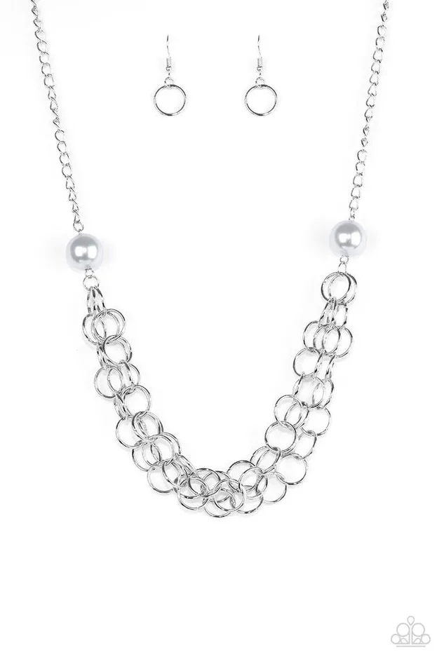 Paparazzi Jewelry Necklaces Paparazzi Necklace Daring Diva Silver Paparazzi Jewelry Necklaces Paparazzi Necklace Daring Diva Silver