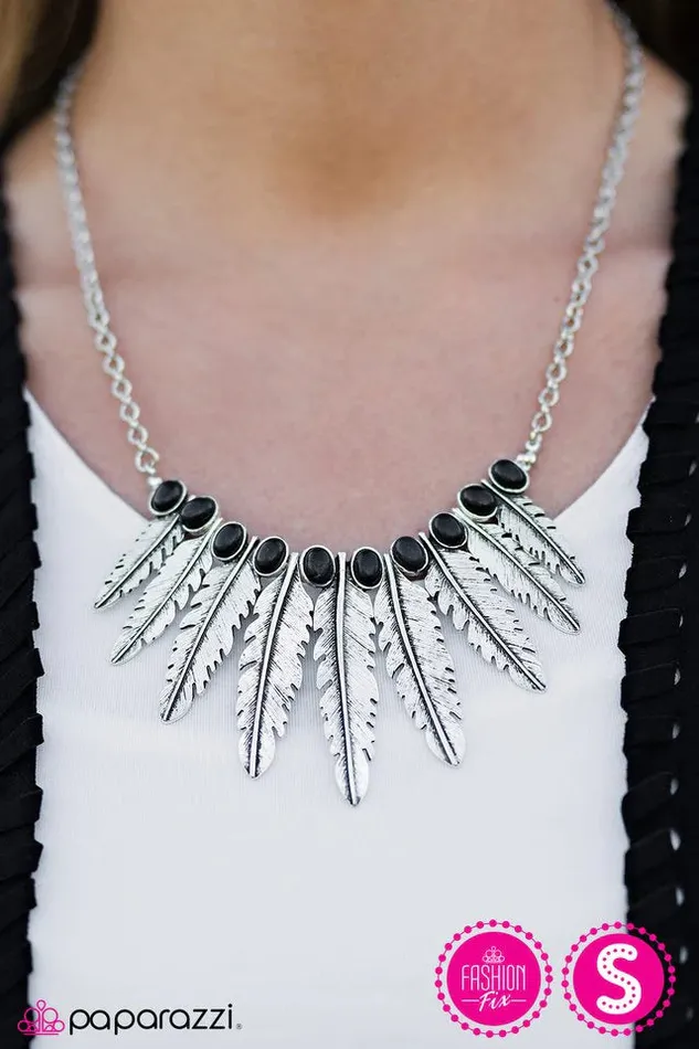 Paparazzi Jewelry Necklaces Paparazzi Necklace Desert Distraction Black