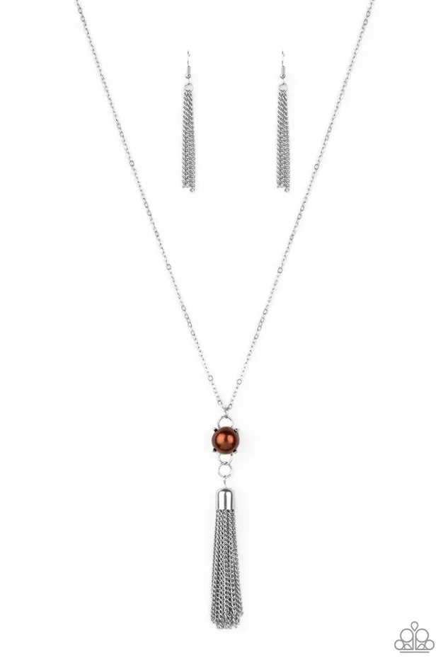 Paparazzi Jewelry Necklaces Paparazzi Necklace Diva Dance Party Brown Paparazzi Jewelry Necklaces Paparazzi Necklace Diva Dance Party Brown