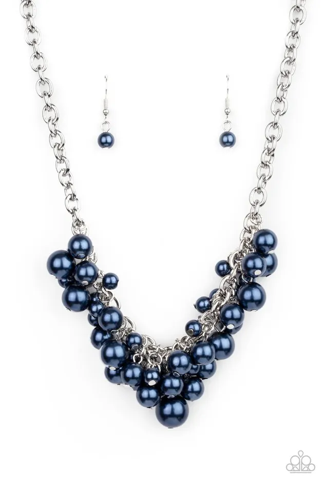 Paparazzi Jewelry Necklaces Paparazzi Necklace Down For The COUNTESS Blue Paparazzi Jewelry Necklaces Paparazzi Necklace Down For The COUNTESS Blue